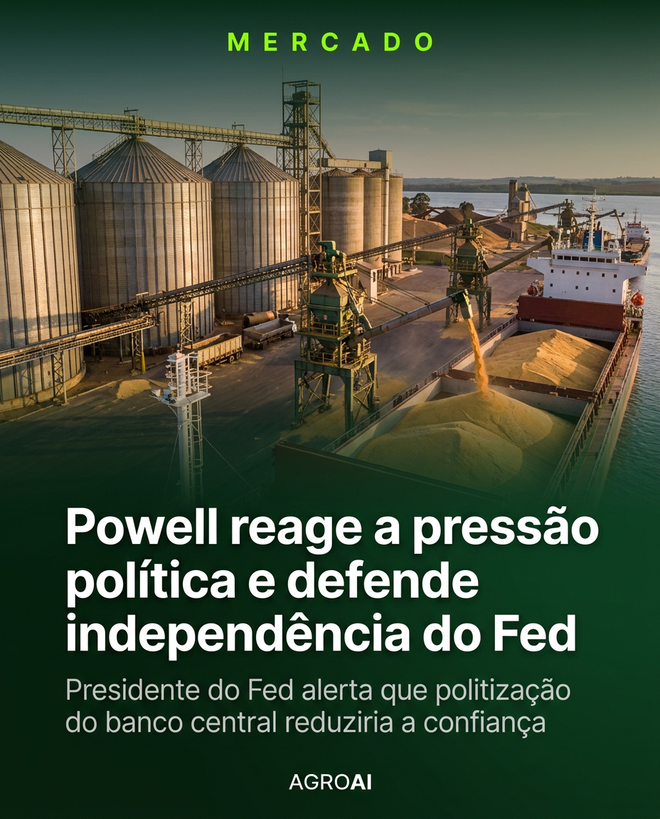 Powell reage a pressão política e defende independência do Fed