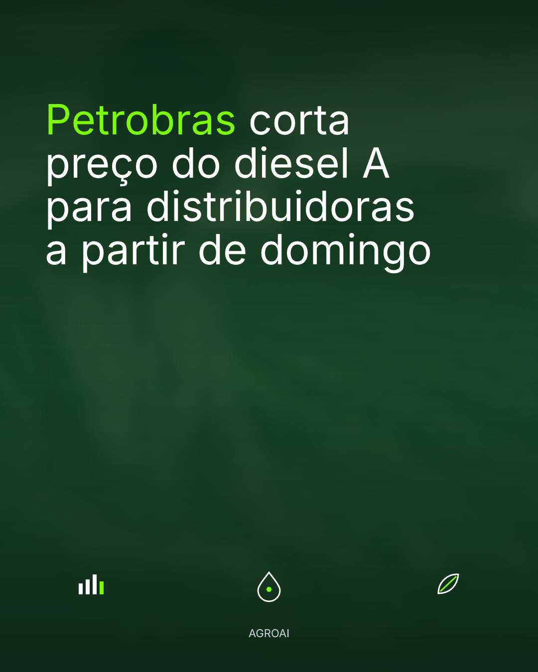 Petrobras corta preço do diesel A para distribuidoras a partir de domingo