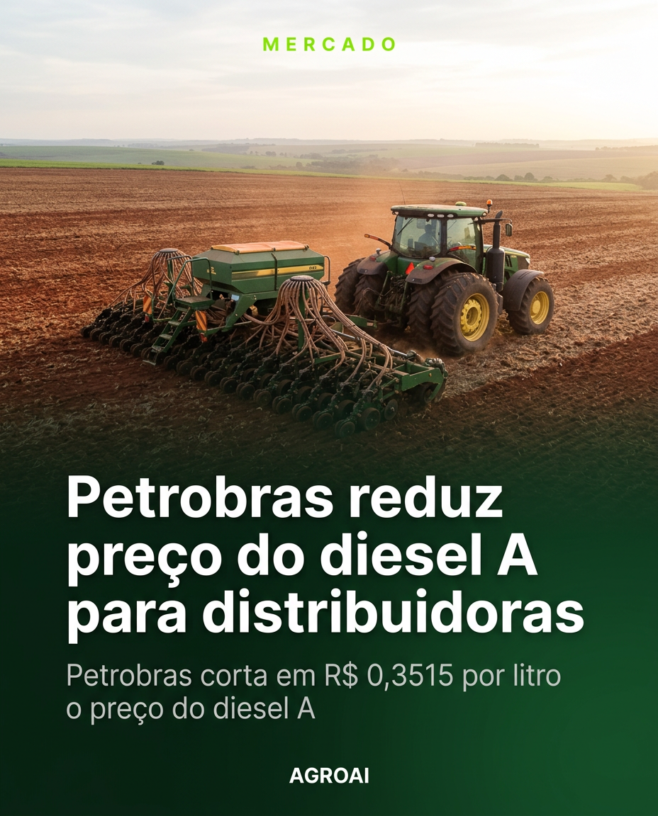 Petrobras reduz preço do diesel A para distribuidoras