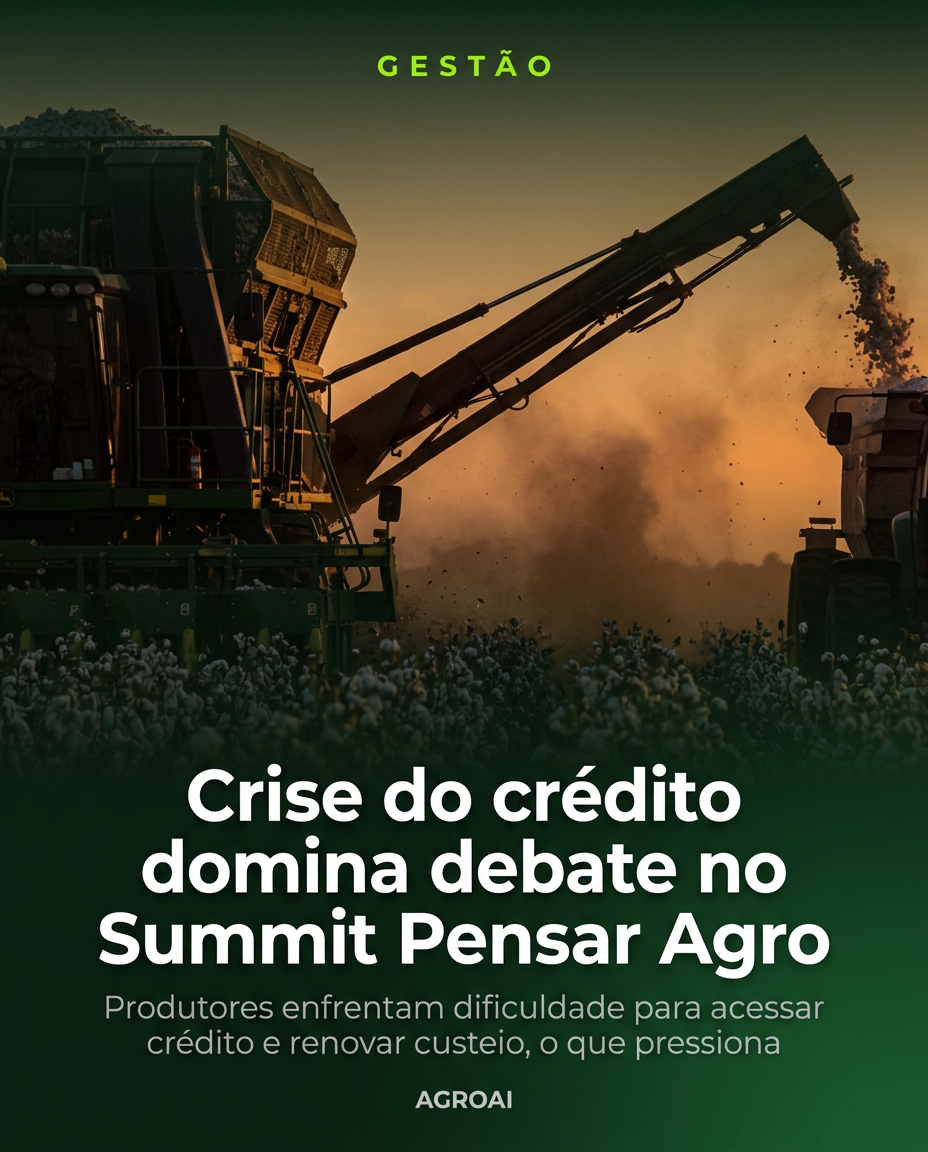 Crise do crédito domina debate no Summit Pensar Agro