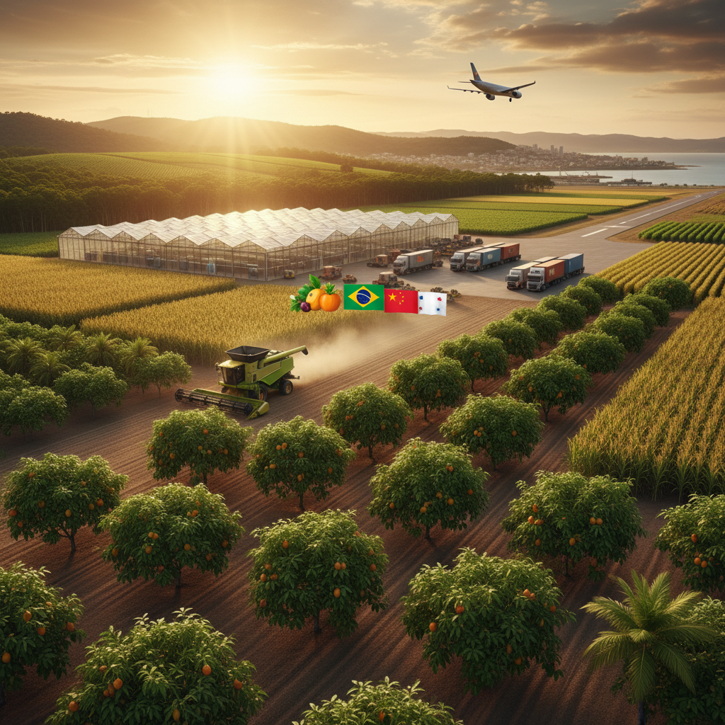 Brasil abre novos mercados na China e no Panamá para frutas e sementes