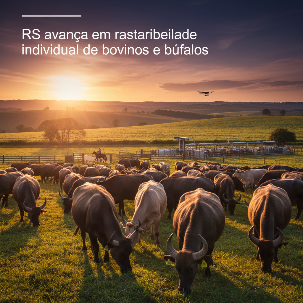 RS avança em rastreabilidade individual de bovinos e búfalos