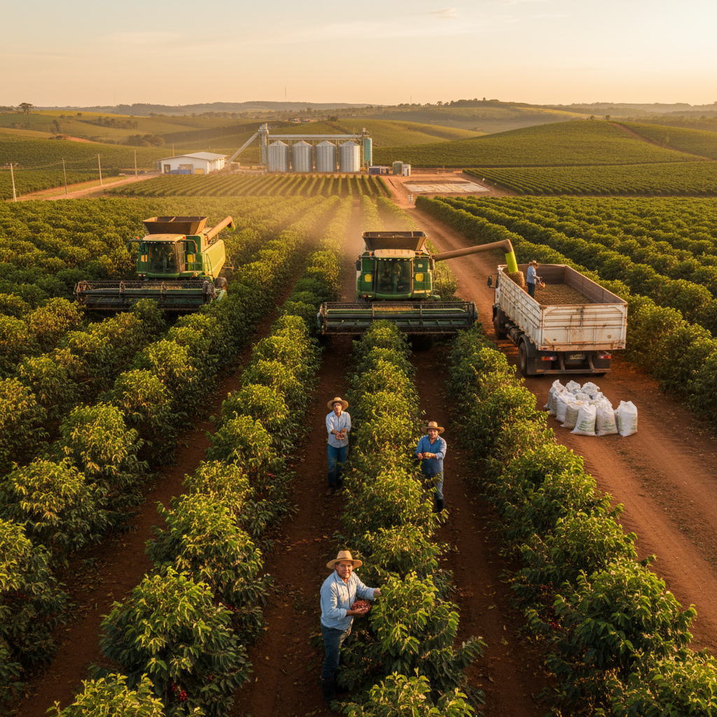 Colheita de arábica no Cerrado Mineiro atinge 27% e qualidade anima cooperados