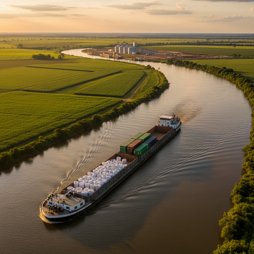 Transporte aquaviário ganha força e amplia rota para o agro brasileiro