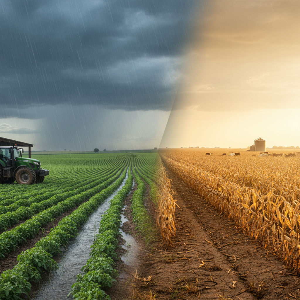 Frente fria intensifica chuvas no Sul e mantém calor no Centro-Oeste e Sudeste
