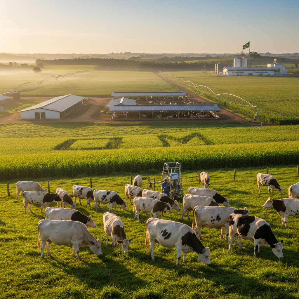 Genética e manejo elevam produtividade do leite no Brasil
