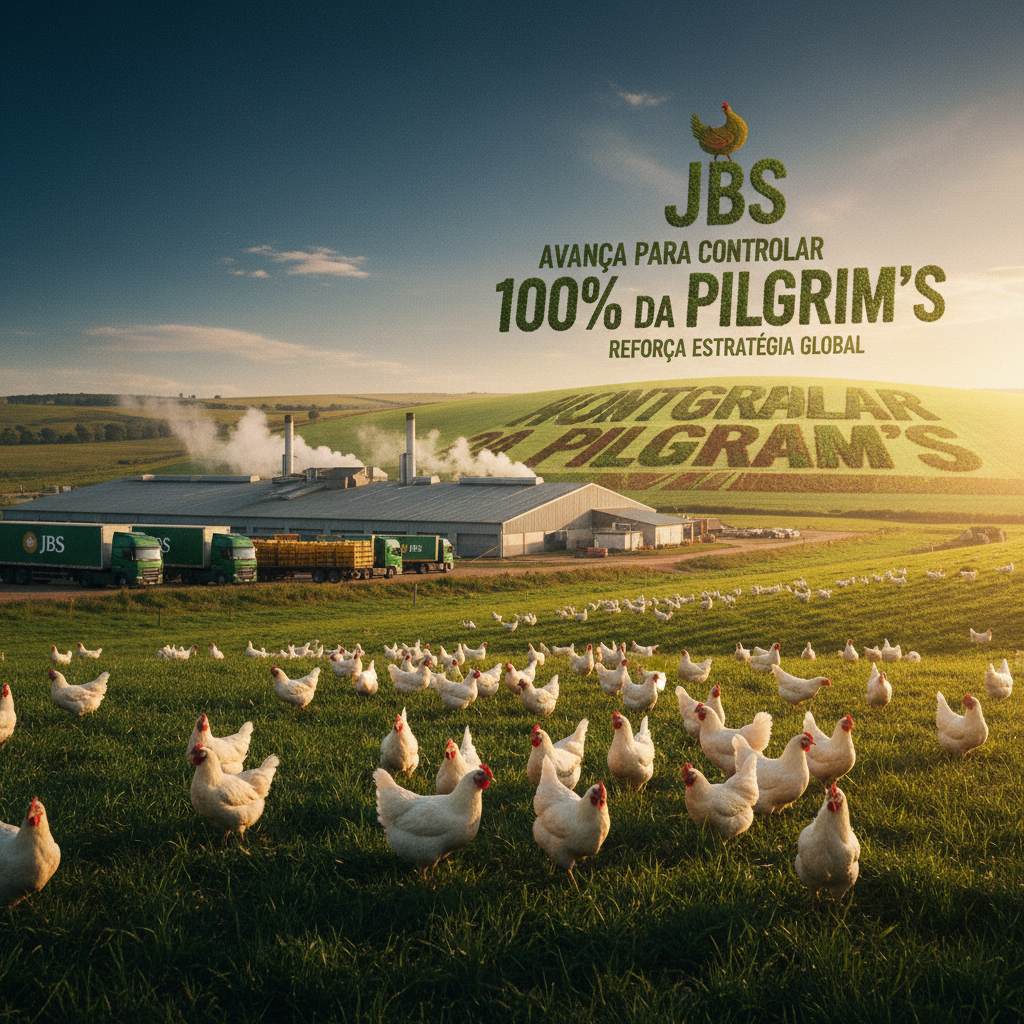 JBS avança para controlar 100% da Pilgrim’s e reforça estratégia global