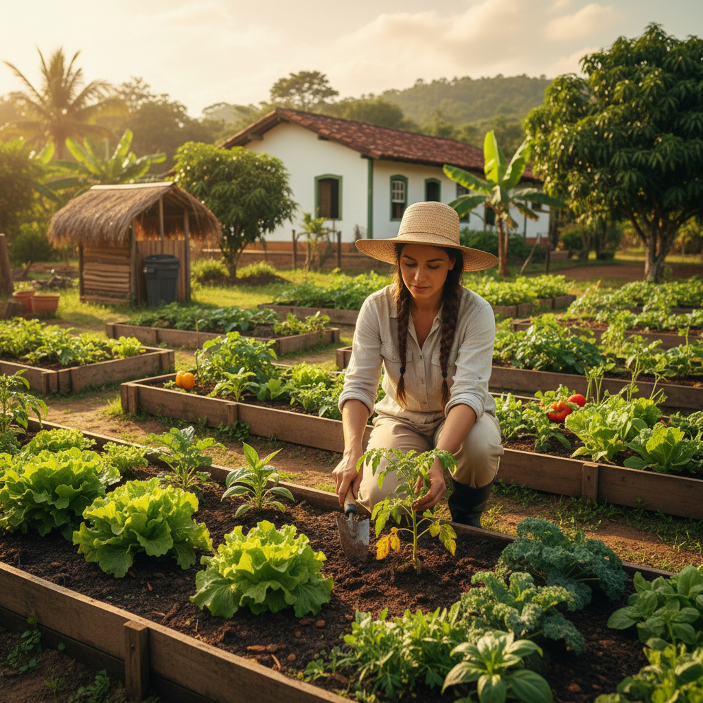 Guia prático para montar uma horta em casa com foco no agro