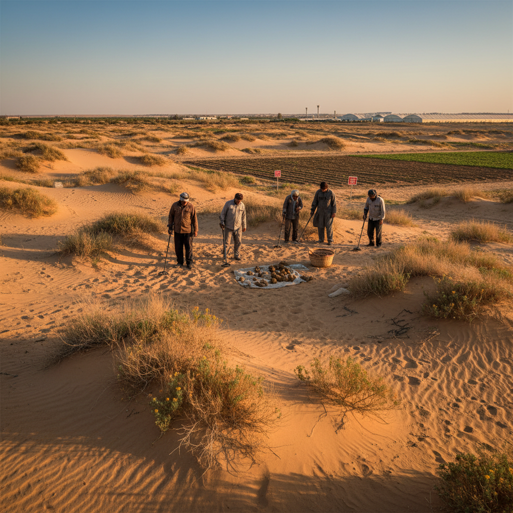 Trufas do Deserto Sírio: Riscos de Minas Terrestres e Potencial Econômico para o Agronegócio Global