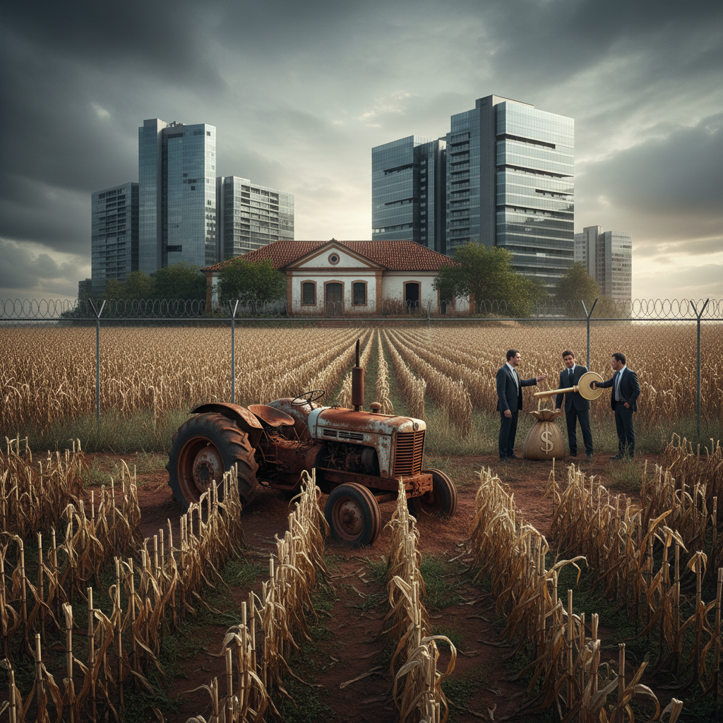 Crise no agro trava R$ 48 bi e leva bancos a virar donos de fazenda