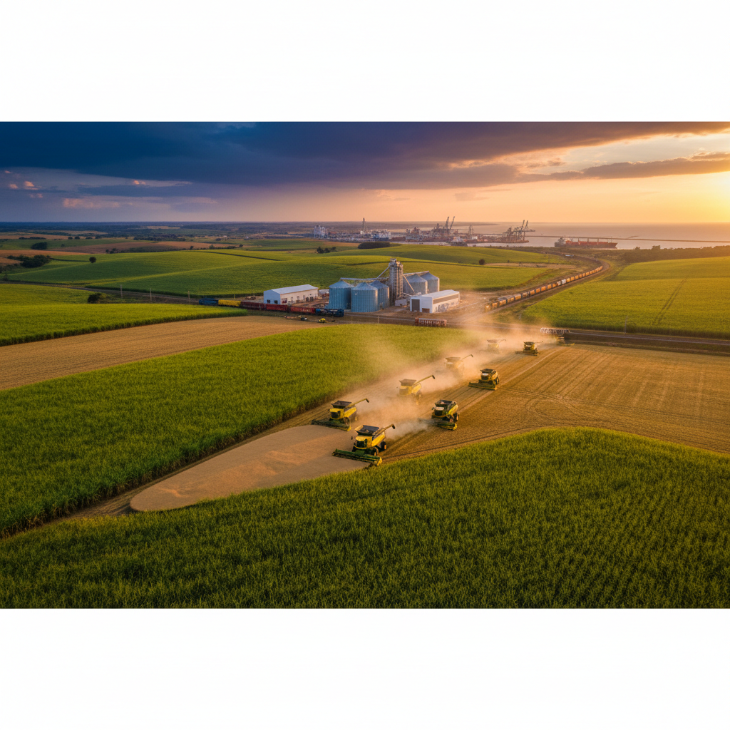 Agro brasileiro bate recorde e exporta US$ 16 bilhões em maio de 2026