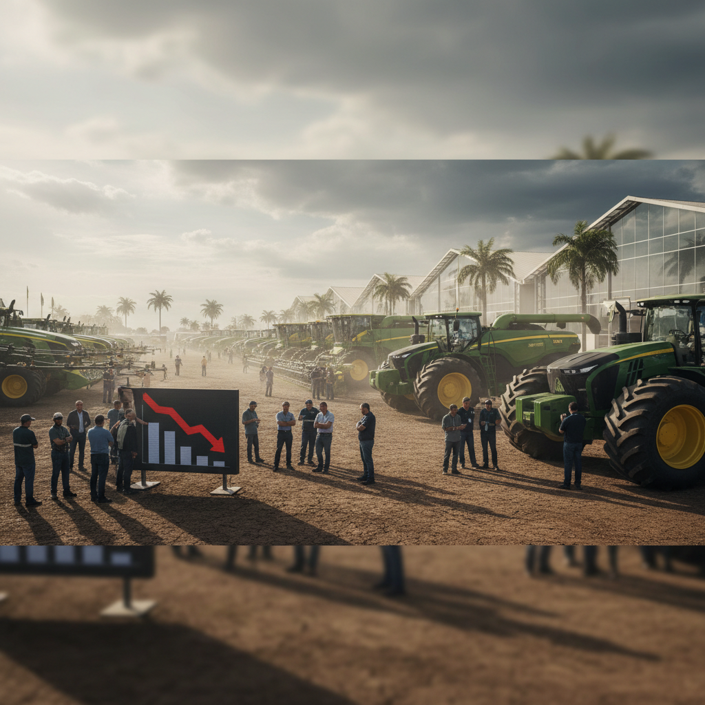Agrishow 2026 registra queda de 22% no volume de negócios