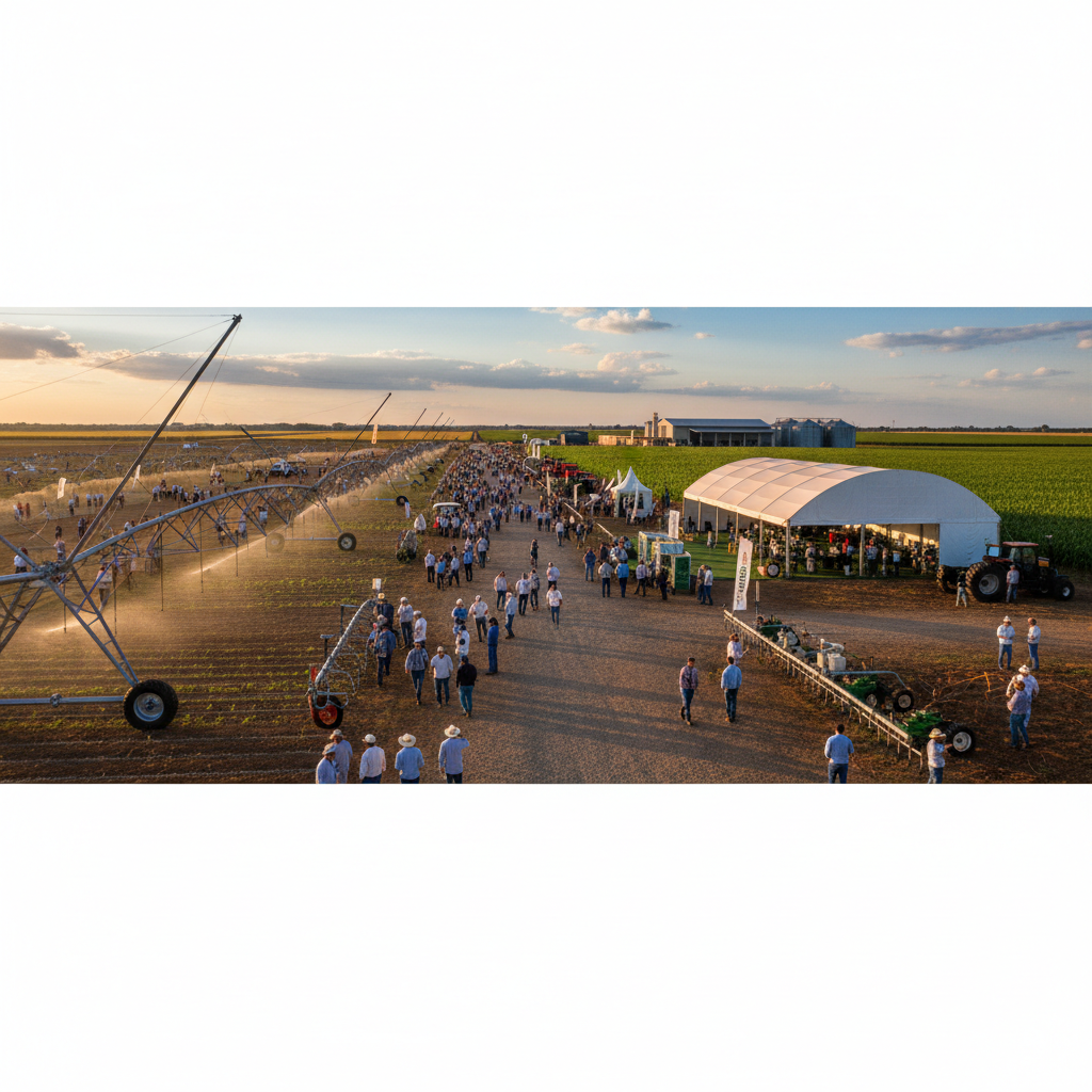 Irrigashow leva tecnologia de irrigação a 5 mil visitantes em Paranapanema