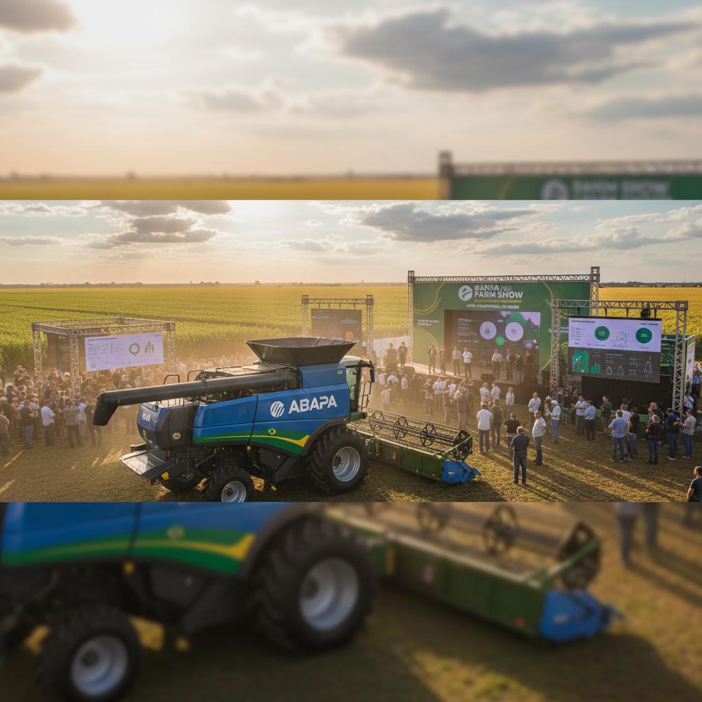 Bahia Farm Show começa com anúncios para o agro e nova colhedora da Abapa