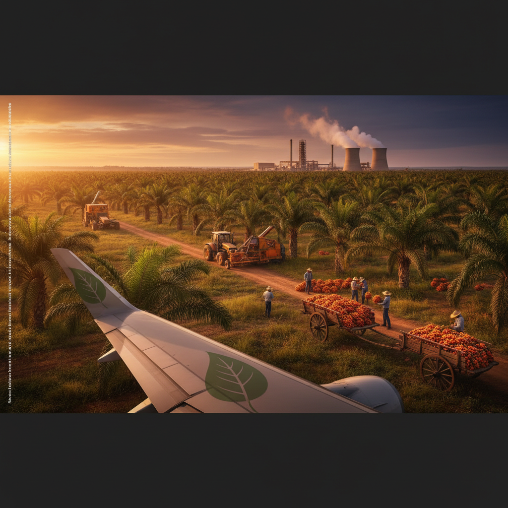 Macaúba ganha espaço como matéria-prima para combustível de aviação