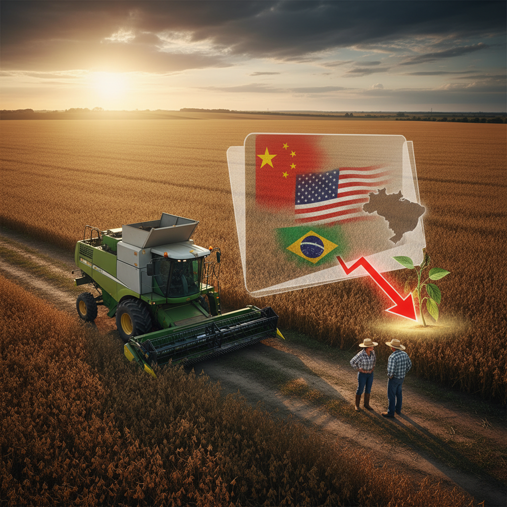 Acordo EUA–China acende alerta para perda de espaço da soja brasileira