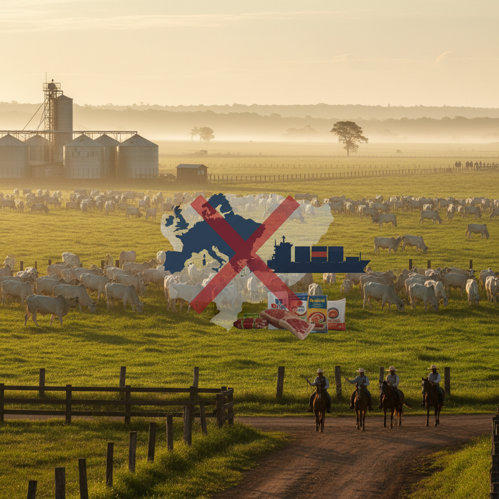 Veto da União Europeia trava exportação de carnes e produtos de origem animal do Brasil