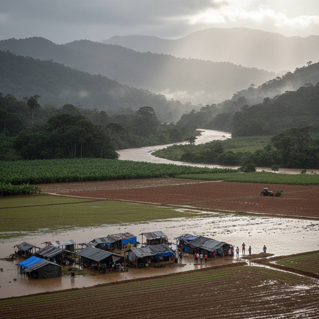 Chuvas mantêm 152 famílias em abrigos no Vale do Ribeira e acendem alerta para o agro