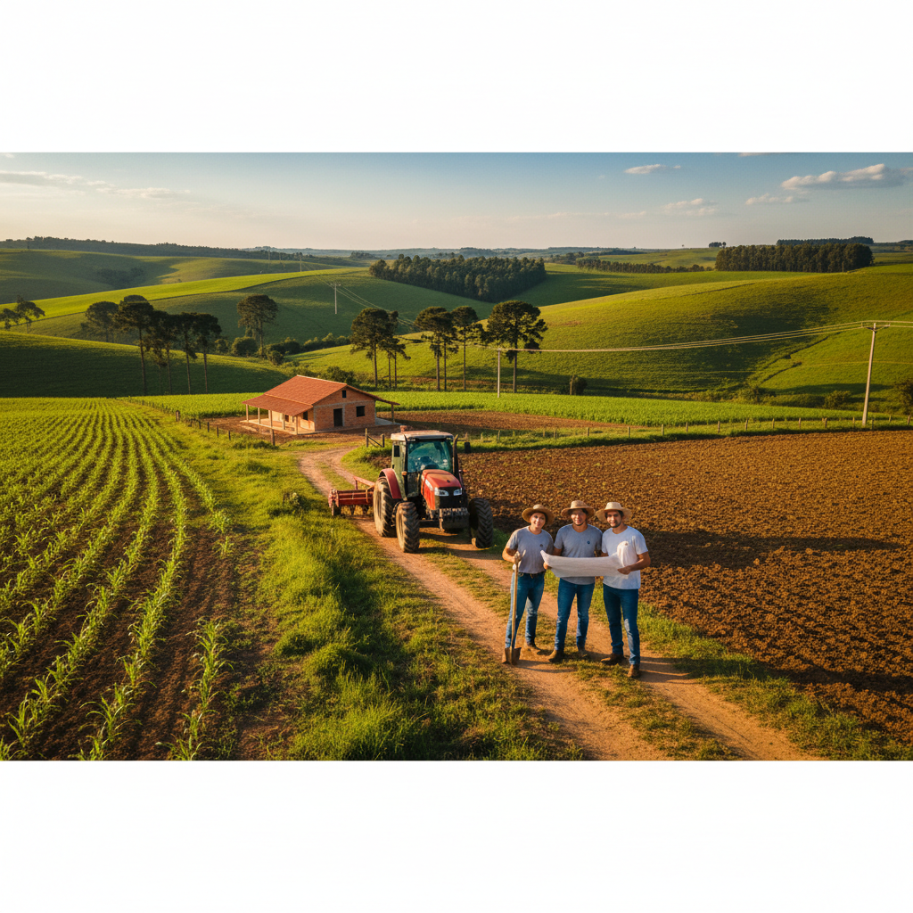 Crédito fundiário amplia acesso à terra para jovens agricultores no Sul