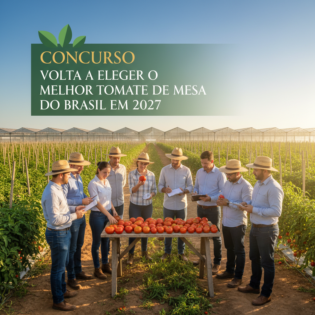 Concurso volta a eleger o melhor tomate de mesa do Brasil em 2027