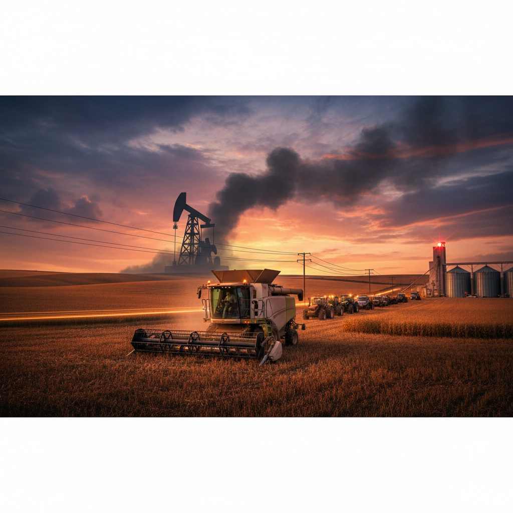 Petróleo sobe com nova escalada entre EUA e Irã e acende alerta no agro