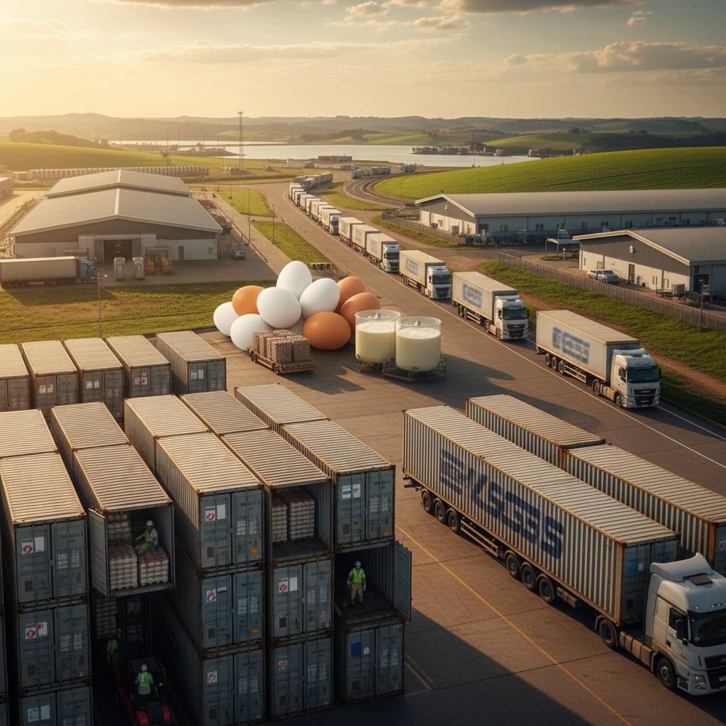 Exportação de ovos processados bate recorde em julho de 2023