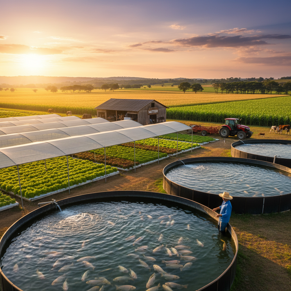 Tilápia diversifica operação agrícola da Natter