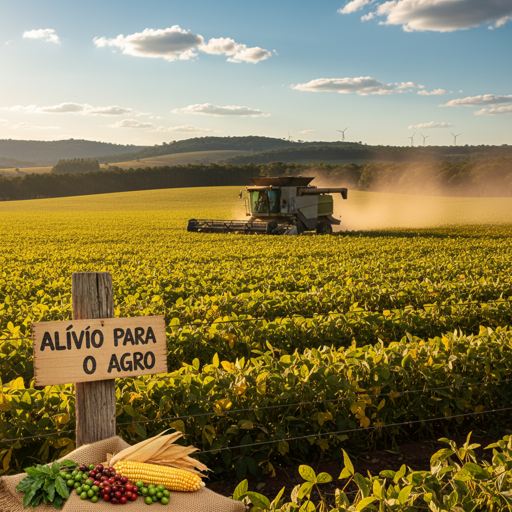 Ibovespa salta 3,05% e dólar recua: alívio para o agro