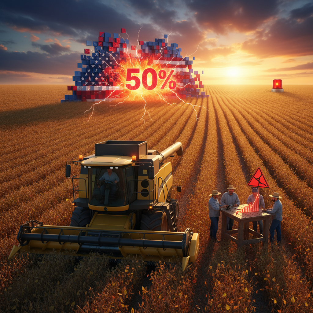 Tarifa de 50% dos EUA contra o Canadá acende alerta no agro global