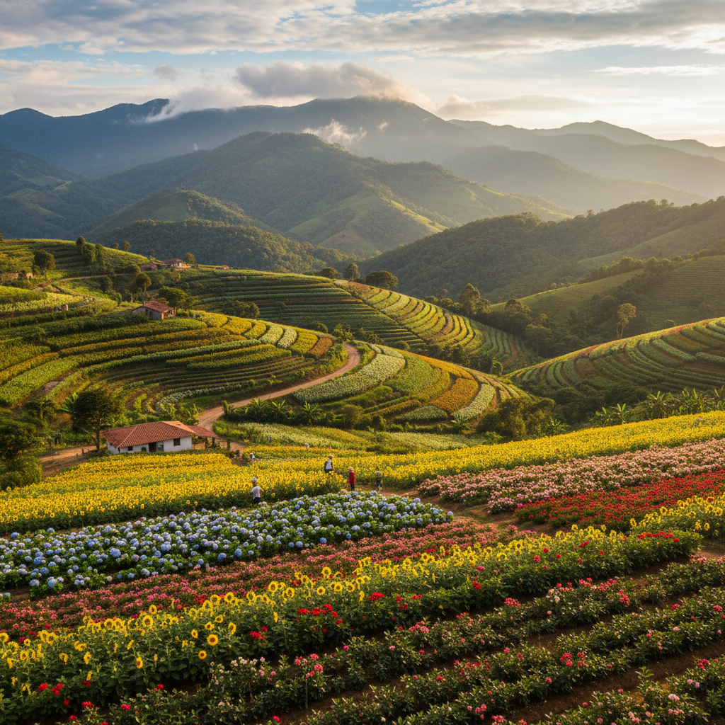 Floricultura movimenta economia na Serra do Caparaó capixaba