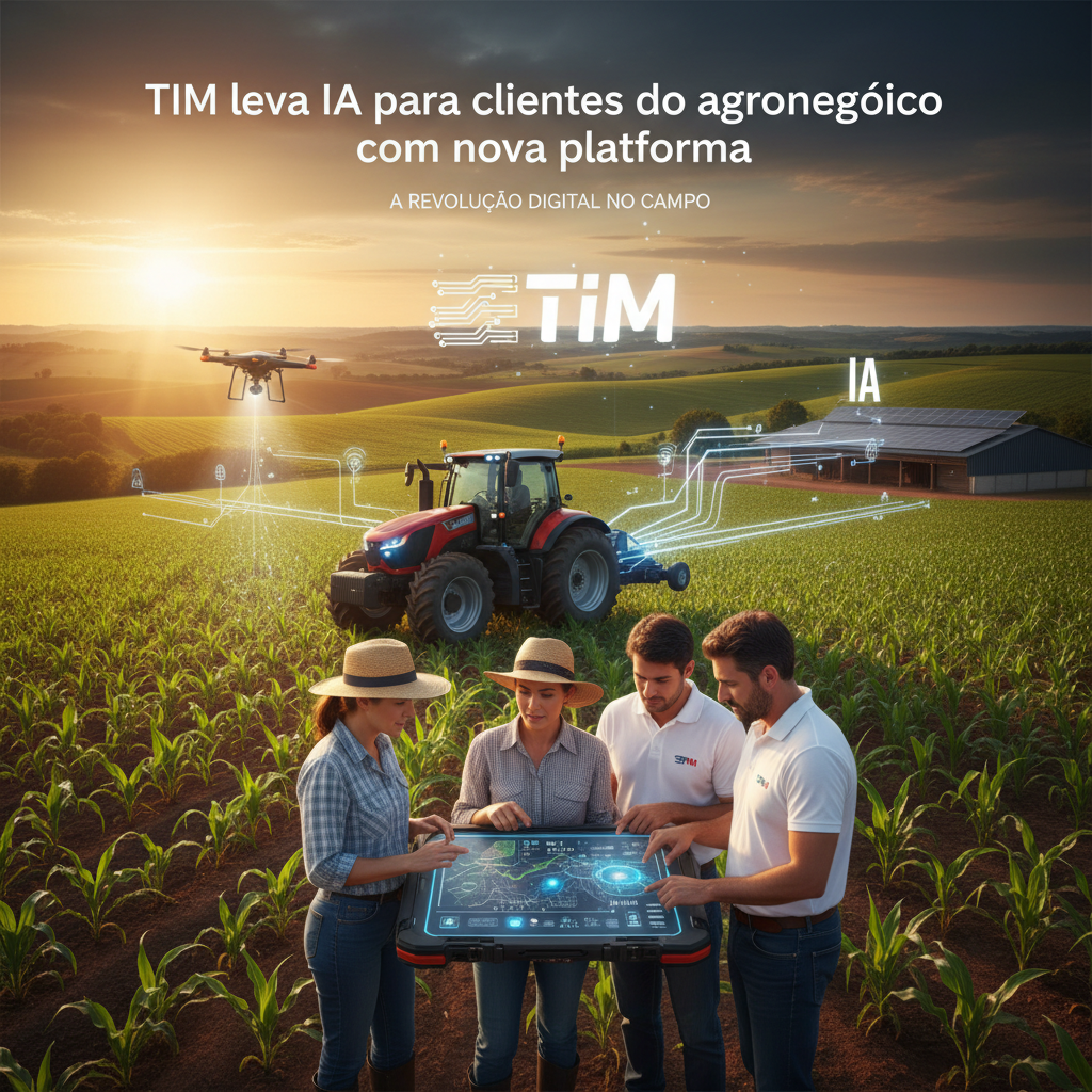 TIM leva IA para clientes do agronegócio com nova plataforma