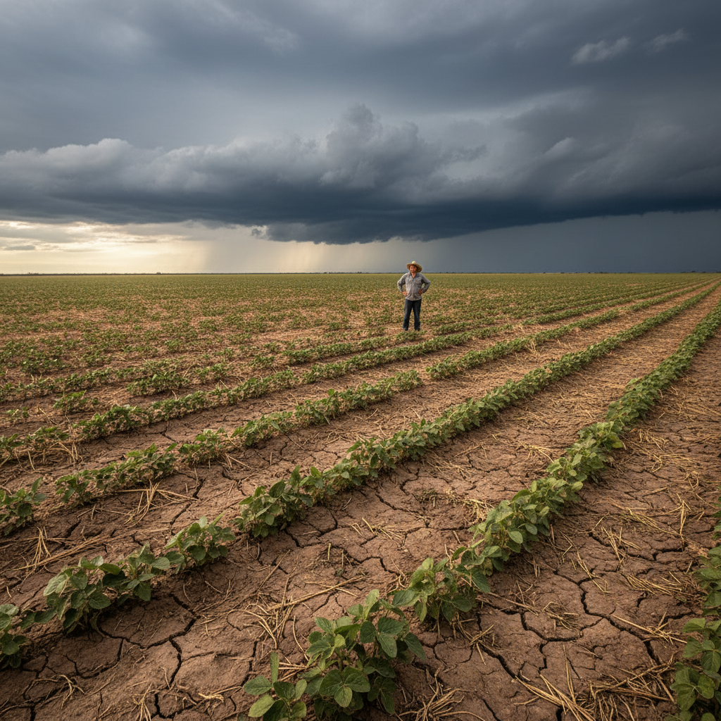 Chuva irregular atrasa semeadura da soja em Mato Grosso