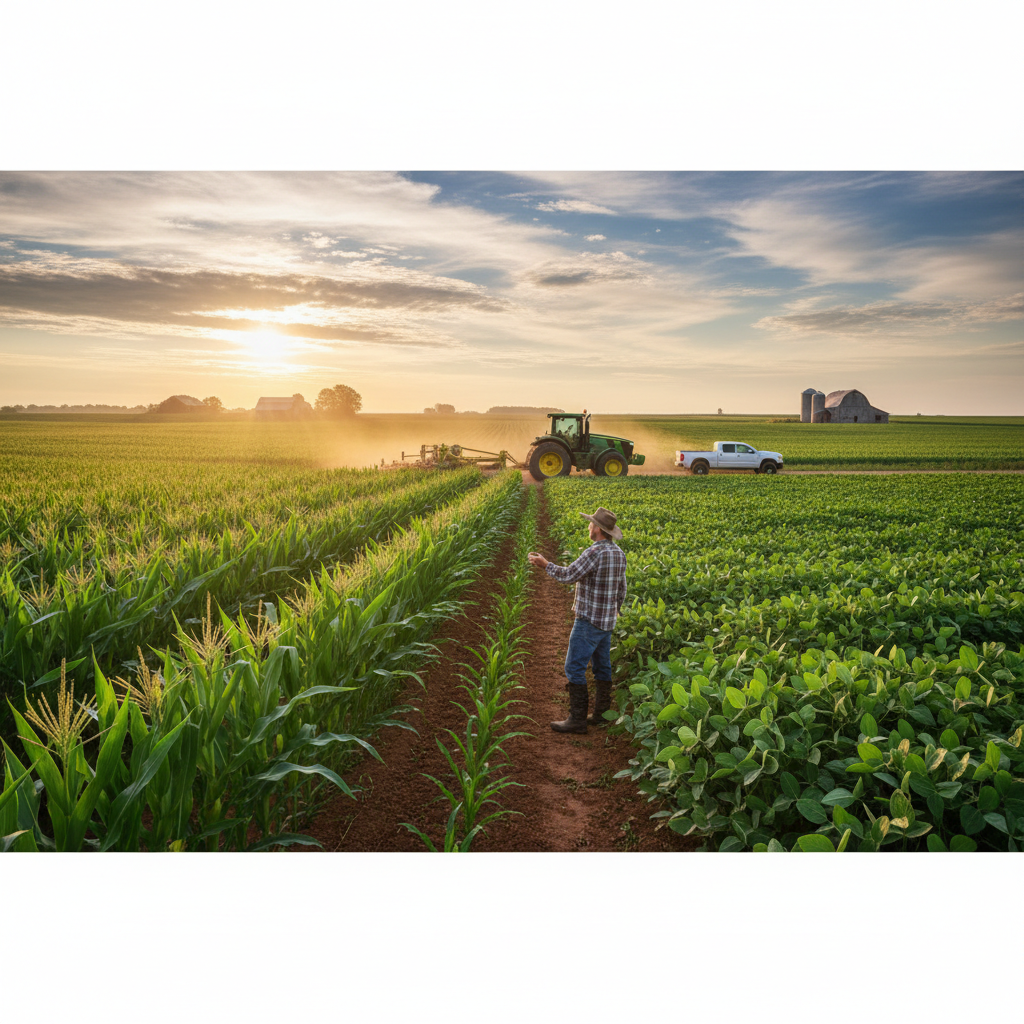 USDA aponta avanço no plantio de milho e soja nos EUA
