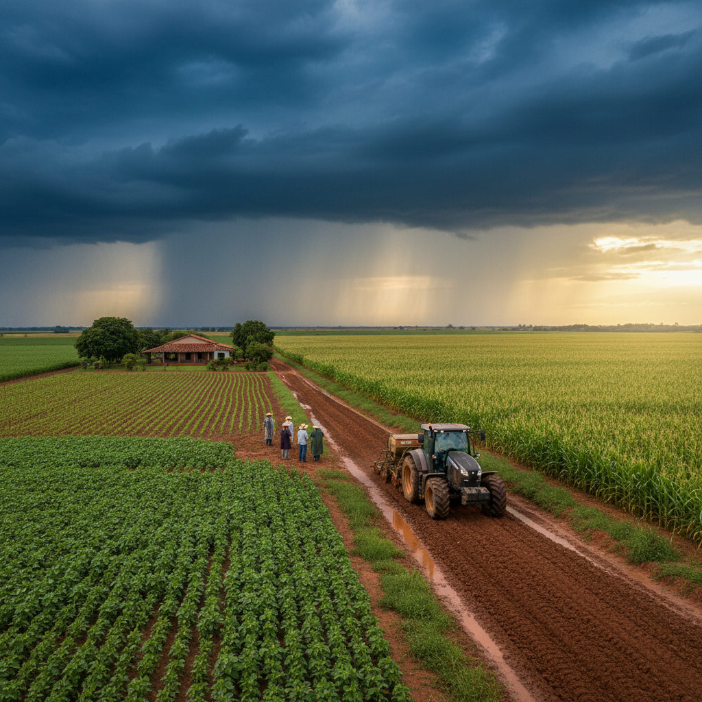 Chuva ganha força no Centro-Sul e muda cenário para o agro