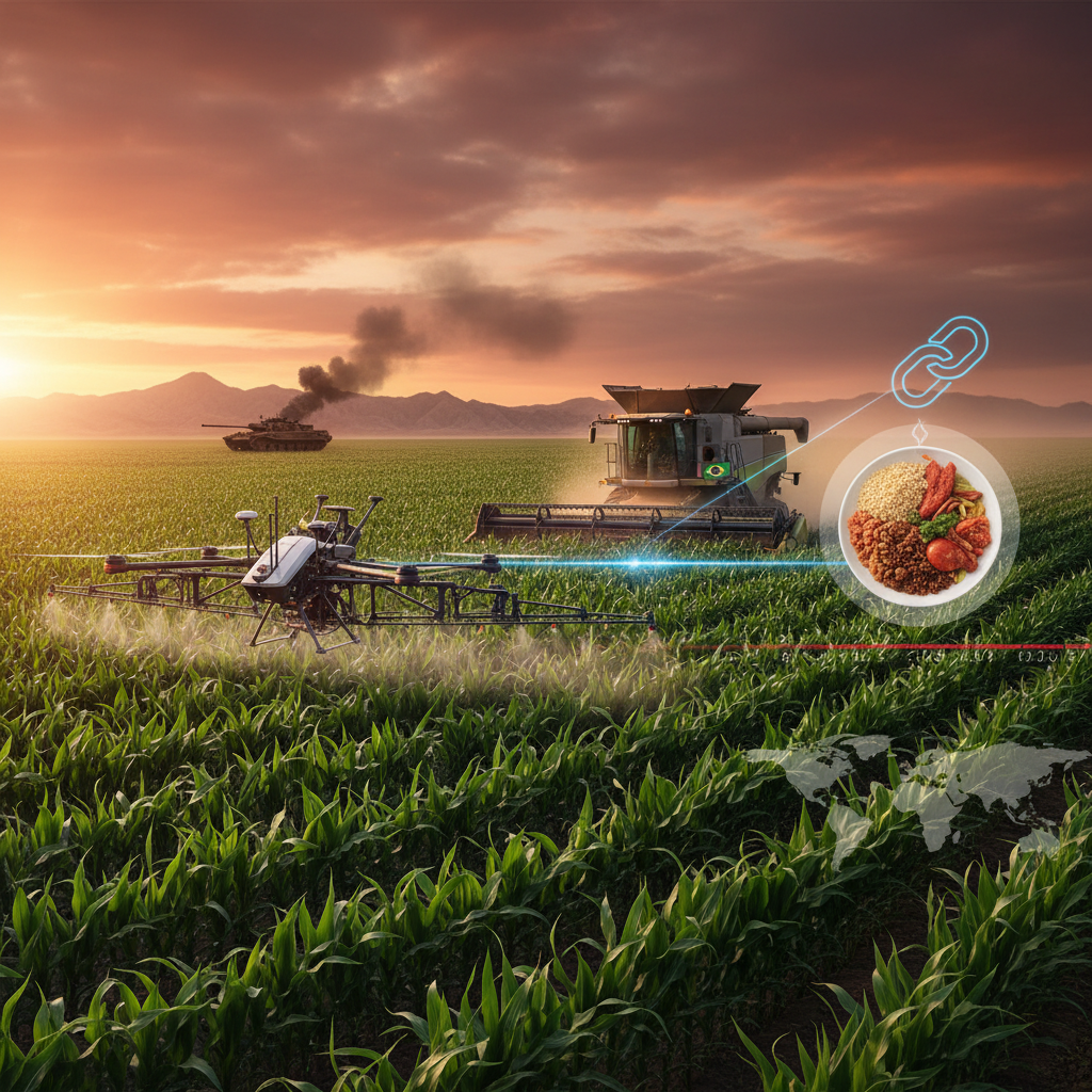 Guerra no Irã ameaça suprimento global de fertilizantes nitrogenados e compromete bilhões de refeições semanais