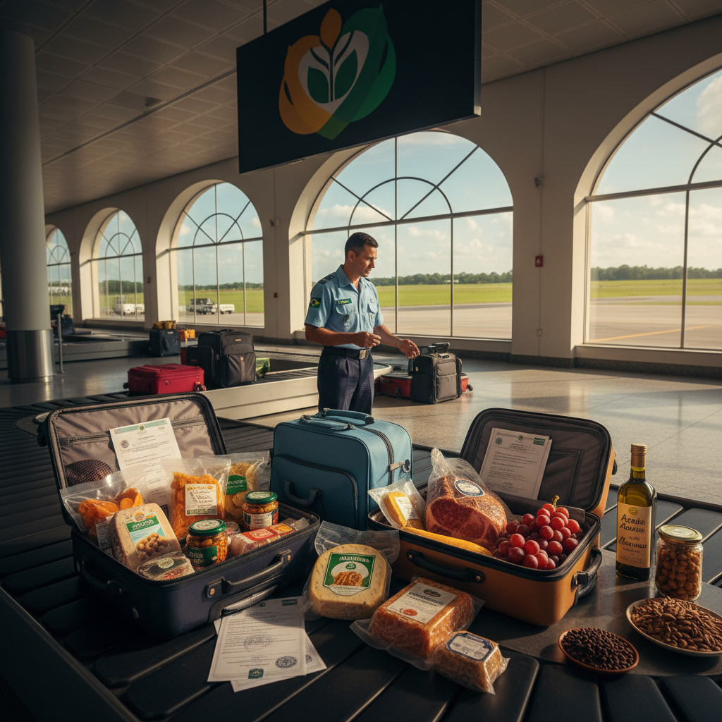 Comida do exterior na mala: o que entra no Brasil e o que precisa de autorização