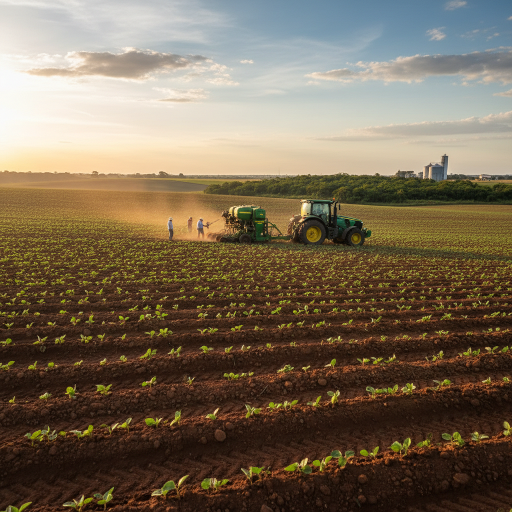 Plantio da soja 2026/27 chega a 0,4% da área no Brasil