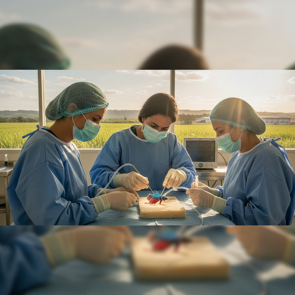 Universidade de Pernambuco realiza primeira cirurgia em peixe betta no estado