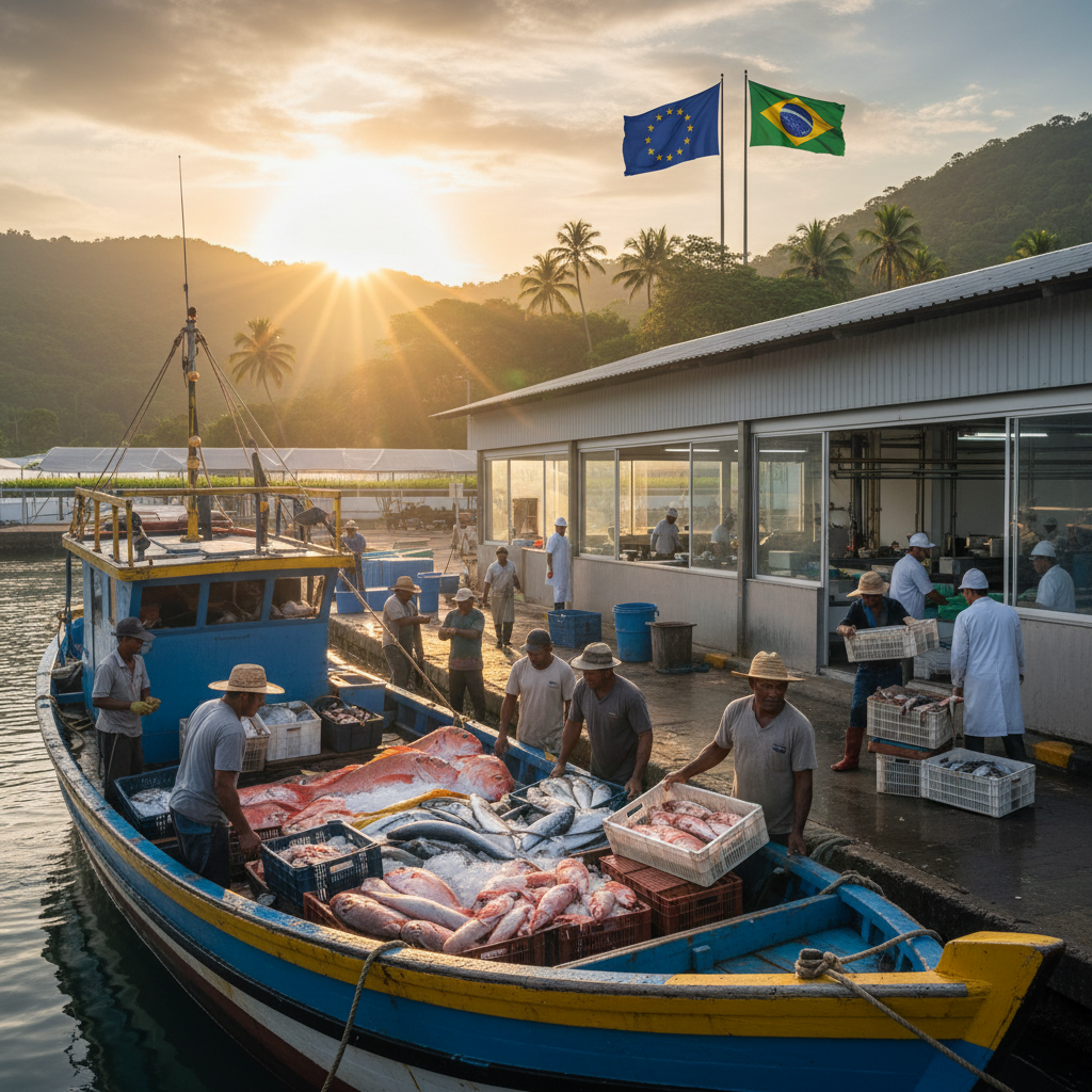 UE avalia reabrir mercado para pescados brasileiros após auditoria