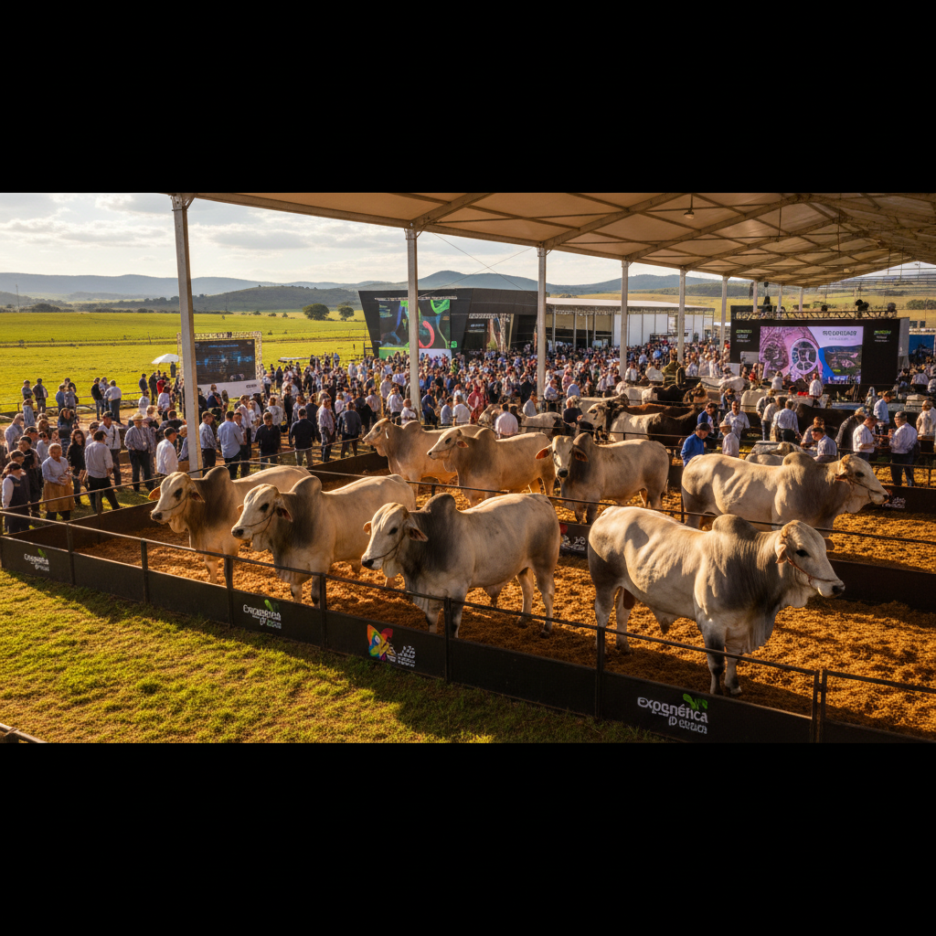 Expogenética 2026 destaca touros de ponta na genética zebuína