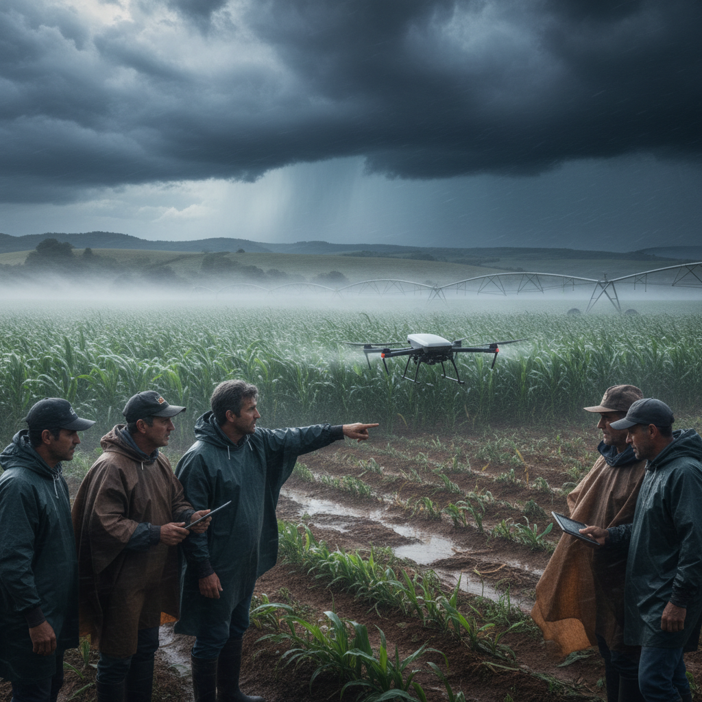 Frente fria traz temporais e frio intenso ao Brasil e acende alerta no campo