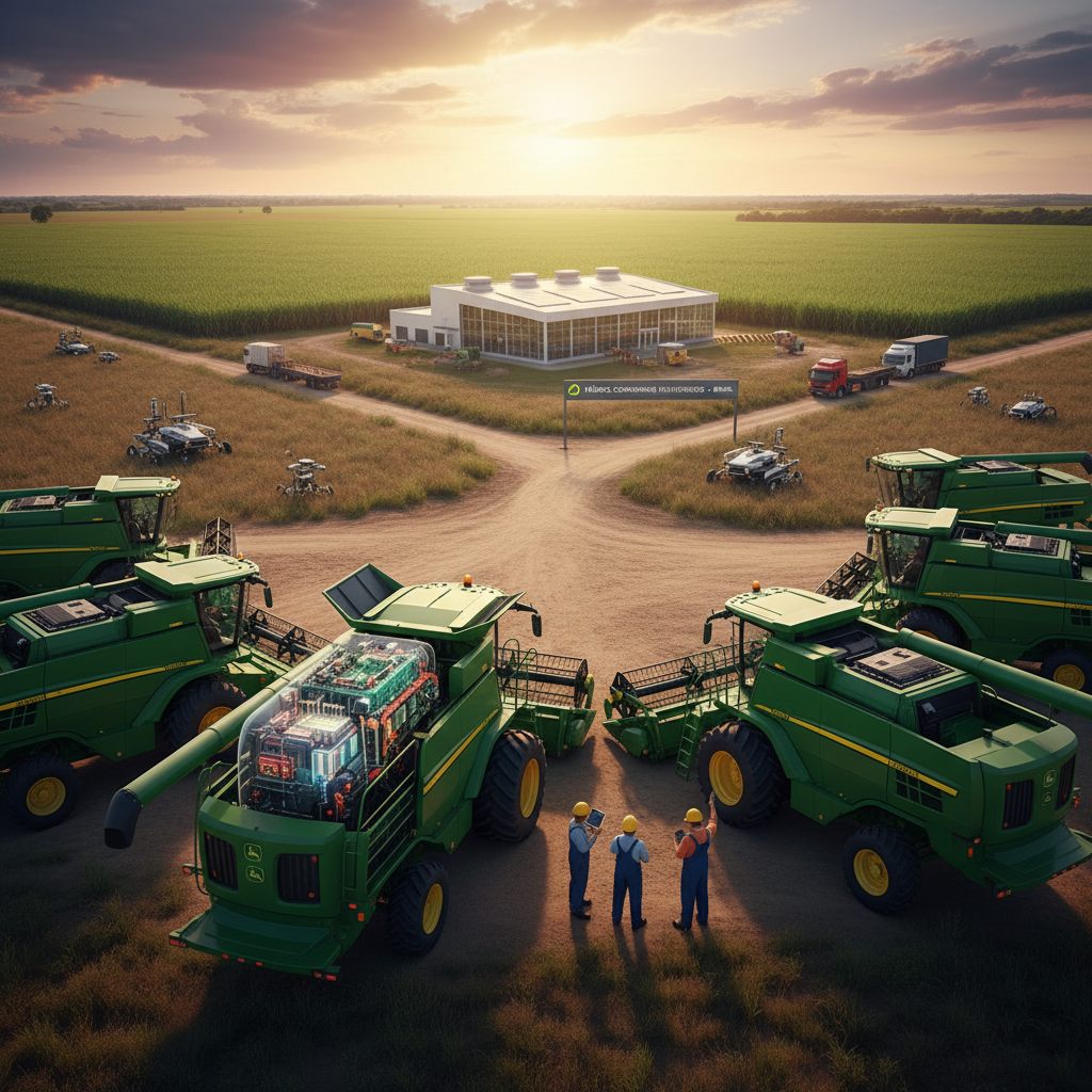 John Deere começa a produzir eletrônicos de máquinas no Brasil