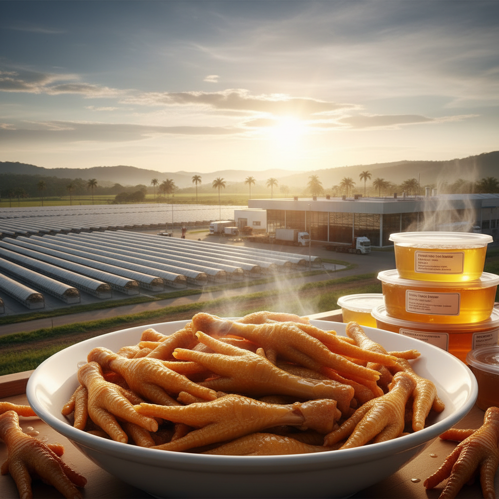 Pé de frango ganha espaço pelo colágeno e vira oportunidade no agro