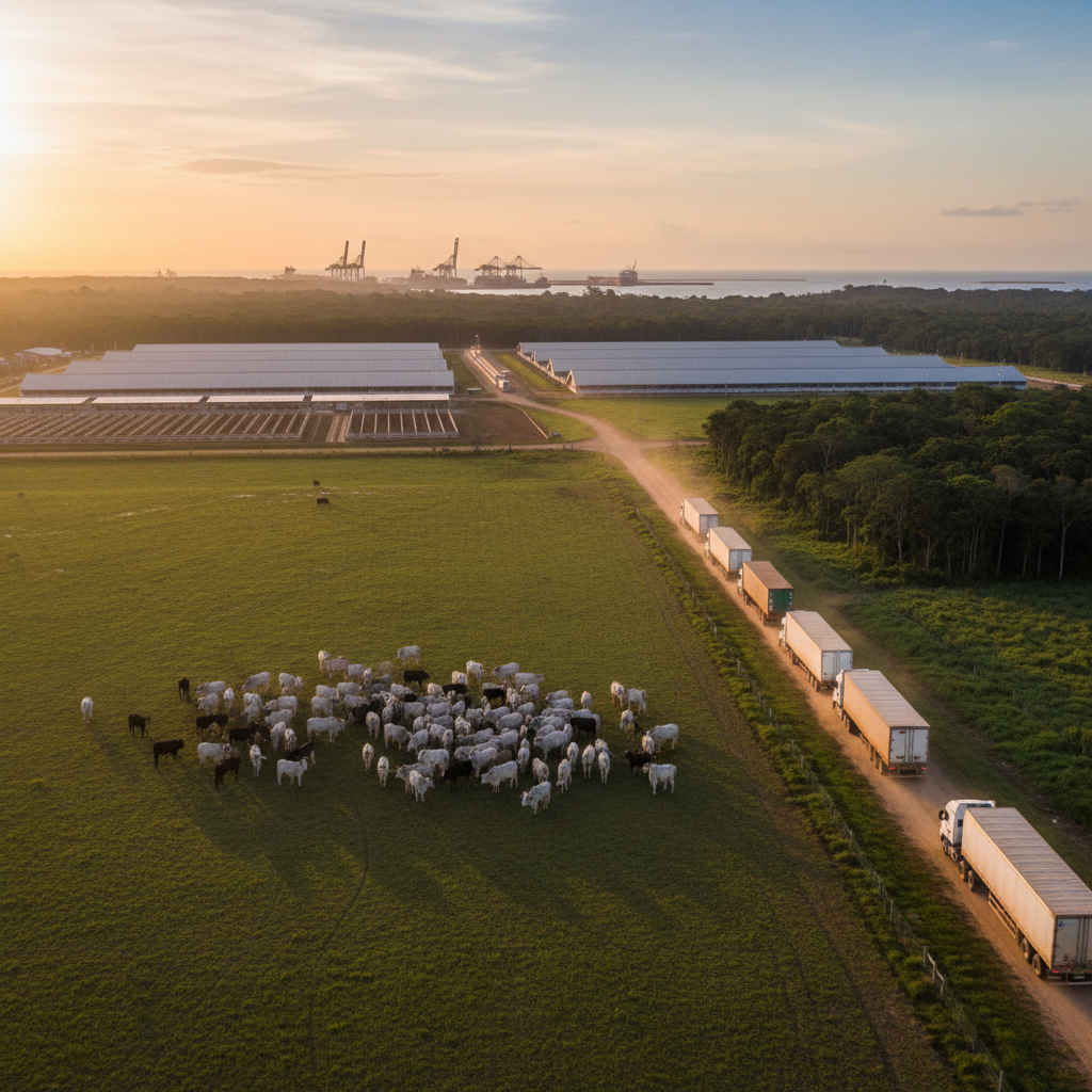 Brasil bate recorde nas exportações de carne bovina e de frango em maio