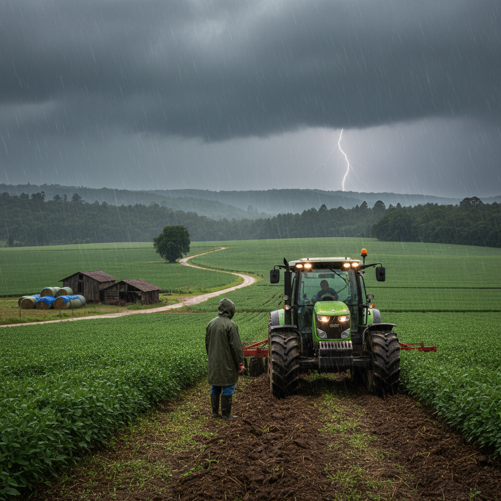 Nova frente fria leva chuva ao Sul e Sudeste e muda o ritmo do campo